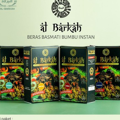 

TEBUS MURAH Beras basmati dan Bumbu Nasi Kebuli Kabsah Biryani Mandhi Instan ALBARKAH paket hemat