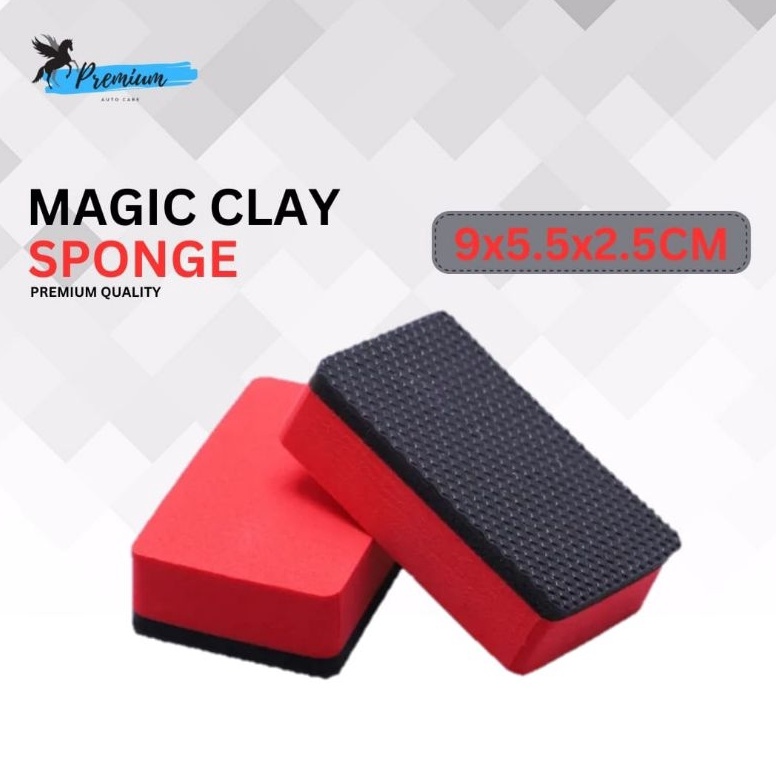 Segera belanja Magic Clay Sponge  Clay Sponge Pad  Spon Clay Bar  Spons Cuci Mobil