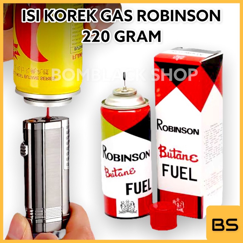 Laku keraz Isi Ulang Minyak Korek Api Gas ROBINSON 22 Gram Isi Korek Gas Isiulang Korek Api Gas Isi 