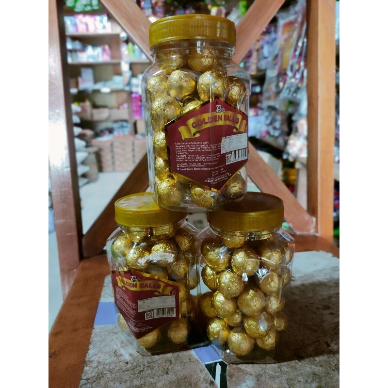 

Golden ball coklat