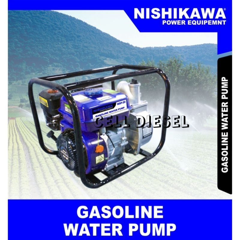 Nishikawa pompa air Alkon 2"inch  bensin NGP20 gasoline Alkon waterpum