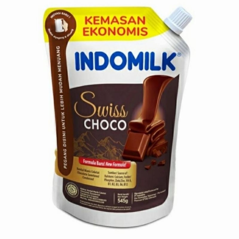 

susu indomilk pouch coklat 545ml