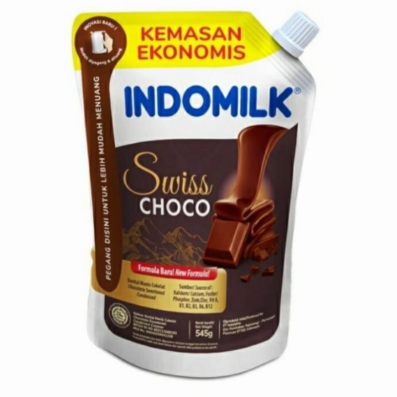 

susu indomilk pouch coklat 545ml