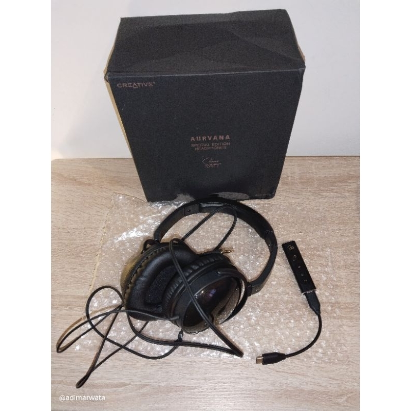 Creative DAC SXFI dan Aurvana SE Headphone
