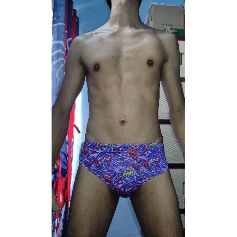 Celana renang atlet lycra segitiga pria