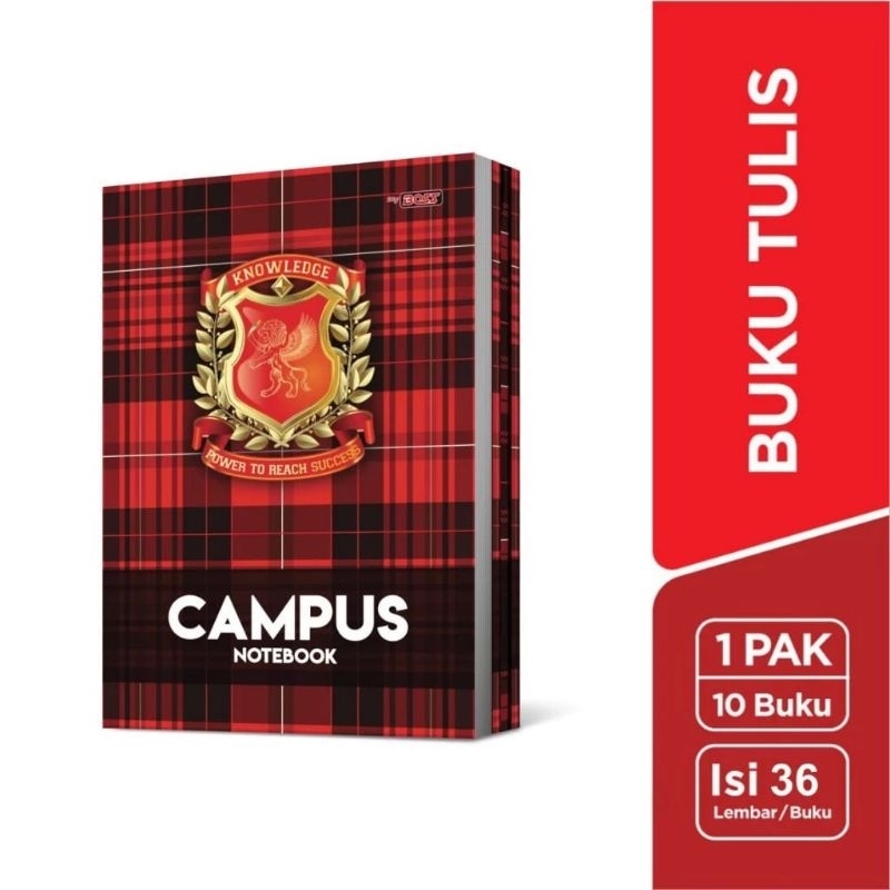 

Buku Tulis BigBoss Campus 36 lembar (1 pack 10 buku)