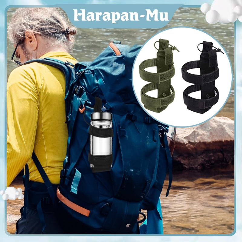 Ready Sarung Botol Tactical Tali Botol Minum Outdoor Tactical Dapat Disesuaikan Tas Botol Ori