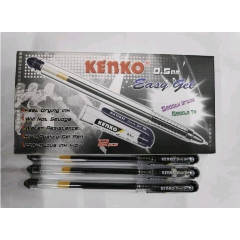 

1 PACK Pulpen Kenko Easy gel / Pen kenko / pena Gel