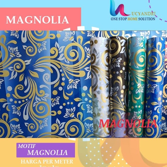 Untuk Anda Plat Pagar Fiber Plastik Penutup Pagar Magnolia Motif