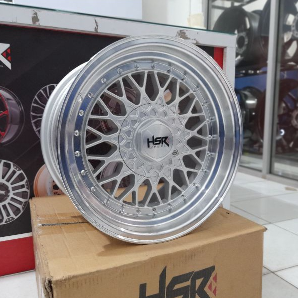 Velg HSR R15 model bbs celong ring 15 mobil avanza brio sigra yaris vios etios karimun dll ring 15