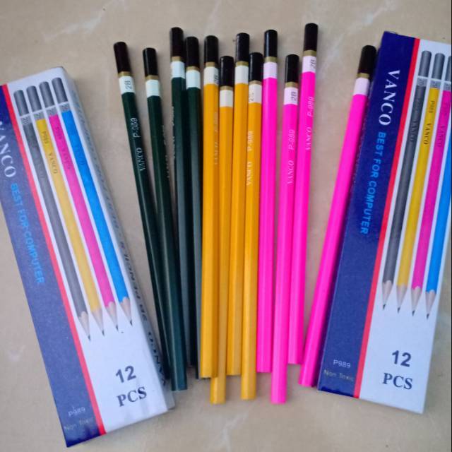 

Pensil 2B VANCO for computer (1 pak isi 12 pcs) atk galery