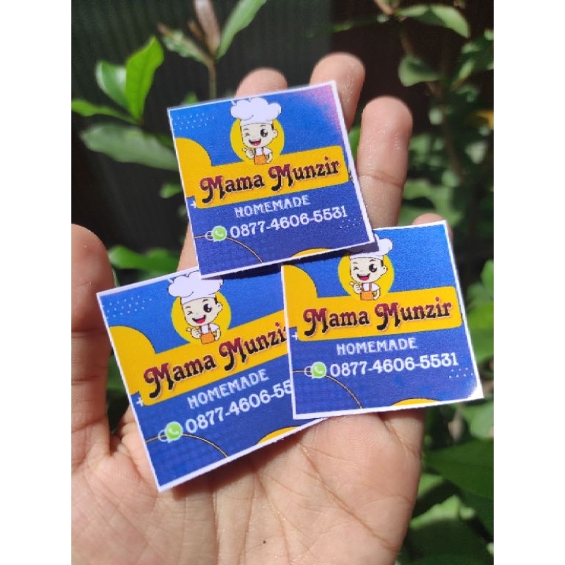 

Cetak Stiker, Lebel, Logo isi 100 + desain