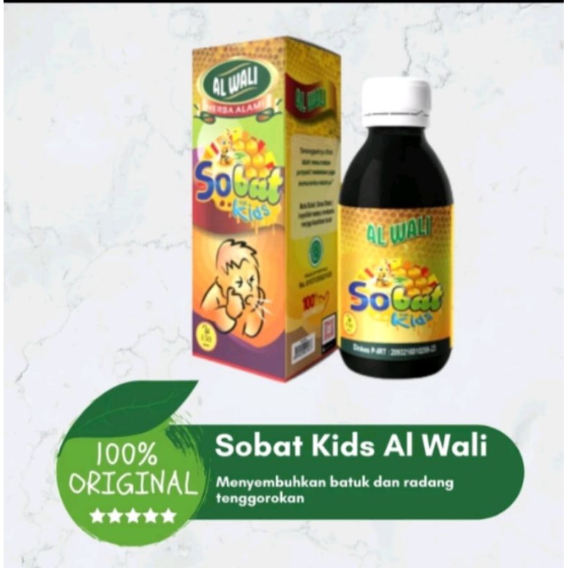 Madu Sobat Kids Al wali Madu Batuk Anak Herbal Original