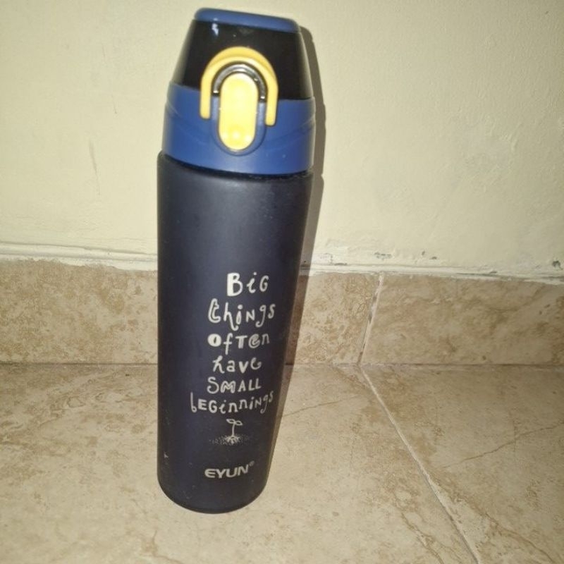 TUMBLER BOTOL MINUM 750ML MEREK EYUN TAHAN PECAH TAHAN BANTING