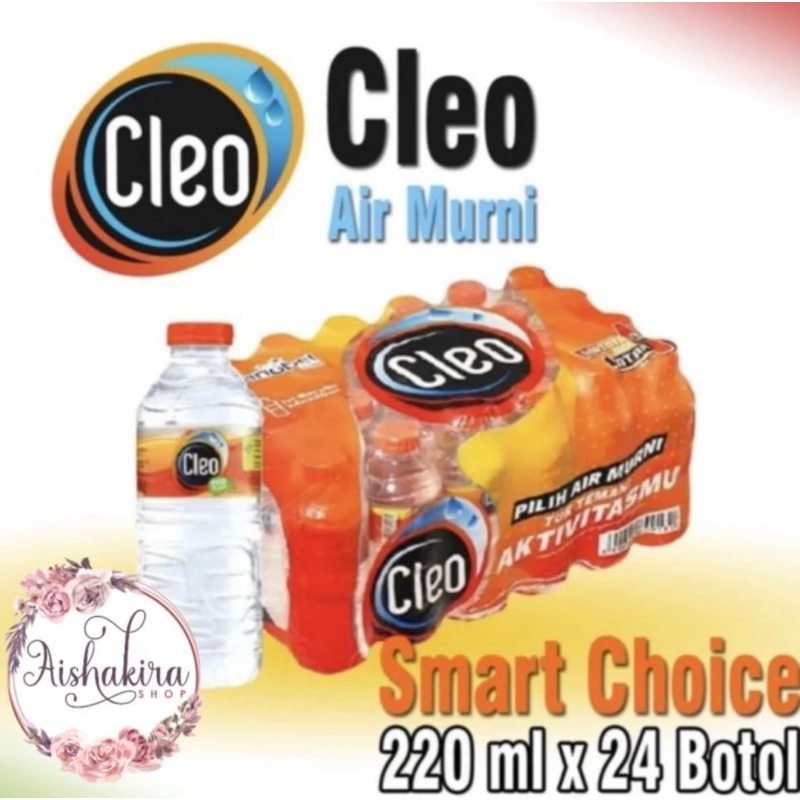 

CLEO Smart Air Mineral Botol 220ml (isi 24 Botol)