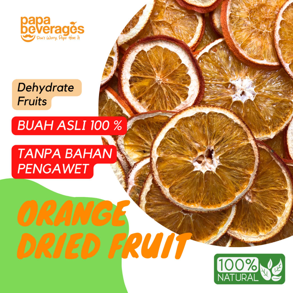 

-DRIED FRUIT ORANGE SLICE- BUAH SUNKIS SLICE KERING
