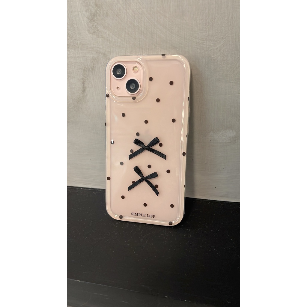 POLKADOT PITA CASE IPHONE READY STOCK