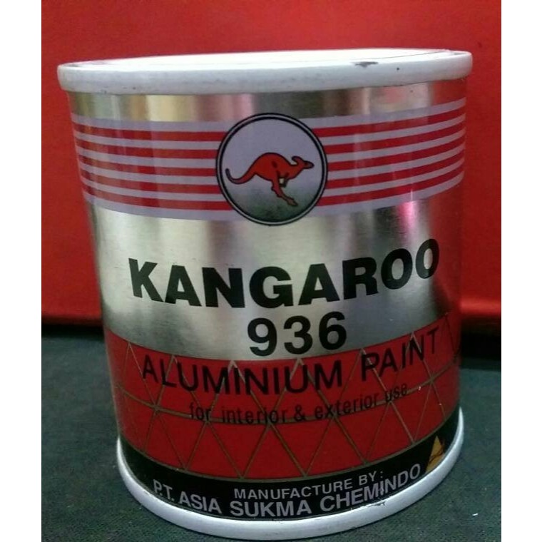 cat almunium silver kangoroo cat minyak/besi 1kg