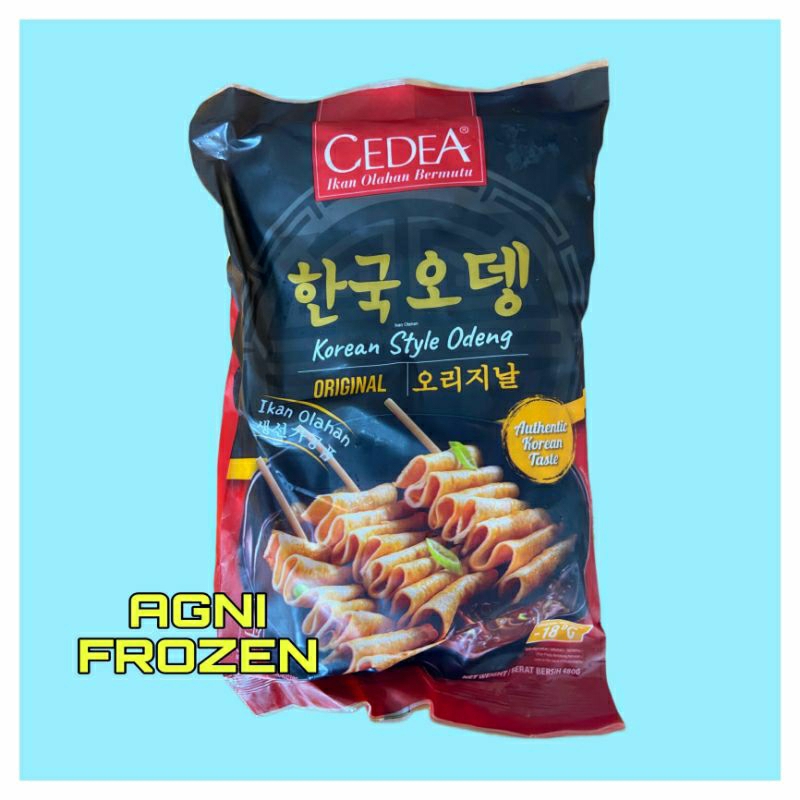 

CEDEA Korean Style Odeng Eomuk Rasa Original 480 Gram