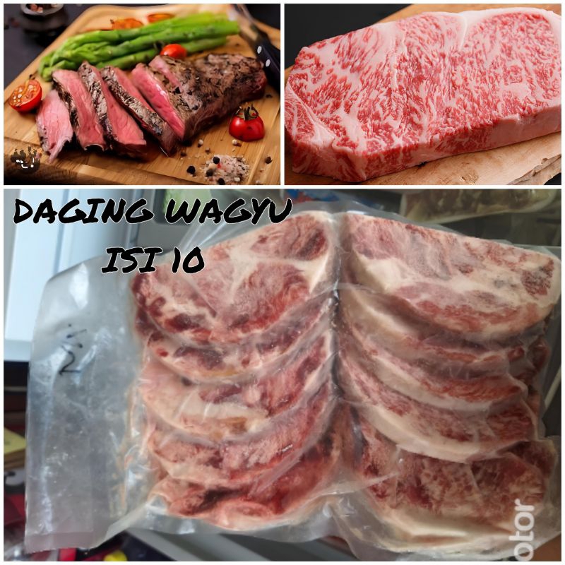 

[FROZEN] Daging Wagyu steak - melted enak