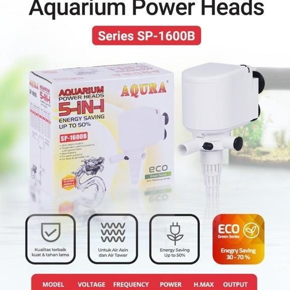 POMPA AQUARIUM CELUP POWER HEAD Aqura/Kiyosaki 1600A /1600B