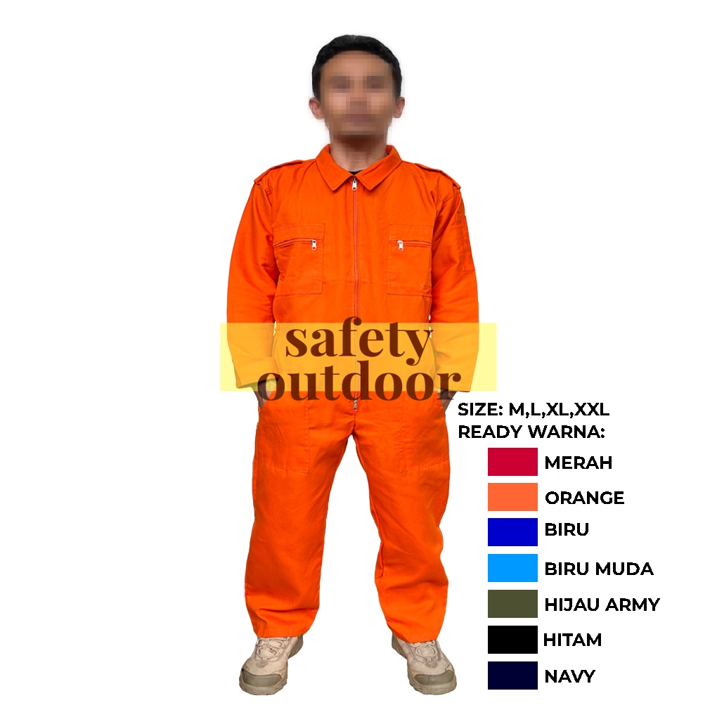 Wearpack semi pilot/Wearpack safety/Wearpack kerja/katelpak/Wearpack Tahan Angin Polos