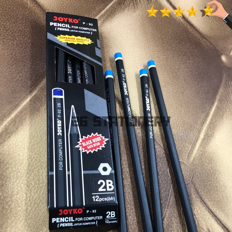 

Pensil Joyko 2B hitam p-92