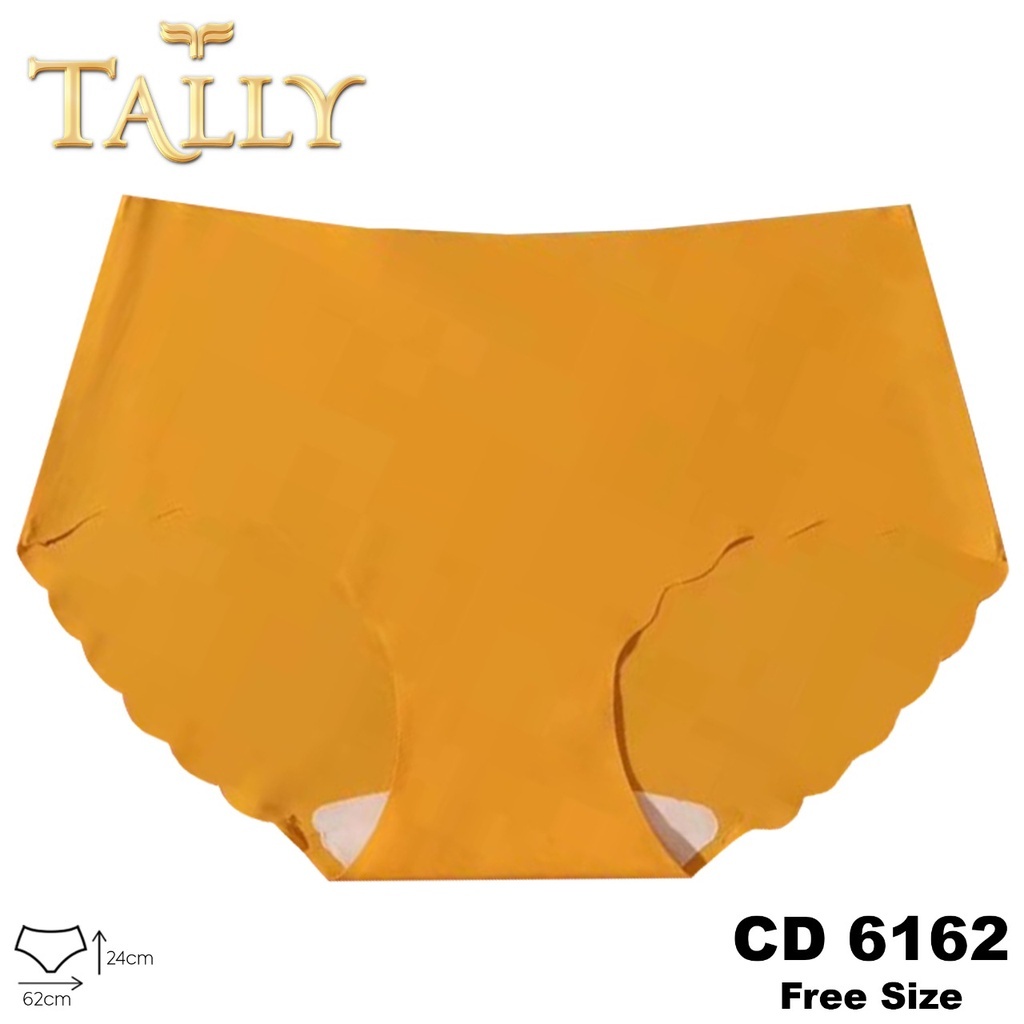 (2 & 3pcs) Cd Wanita Tally 6162 (Fit to XL) Seamless Tanpa Jahit jzkc
