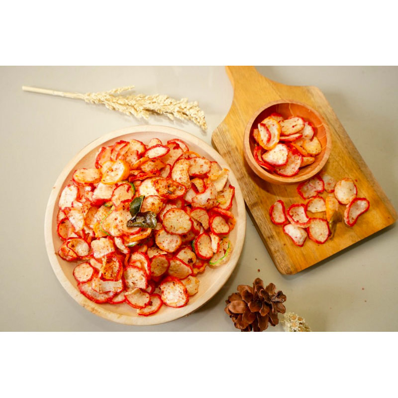 

Kerupuk seblak (sebring) - pedas daun jeruk 150gr