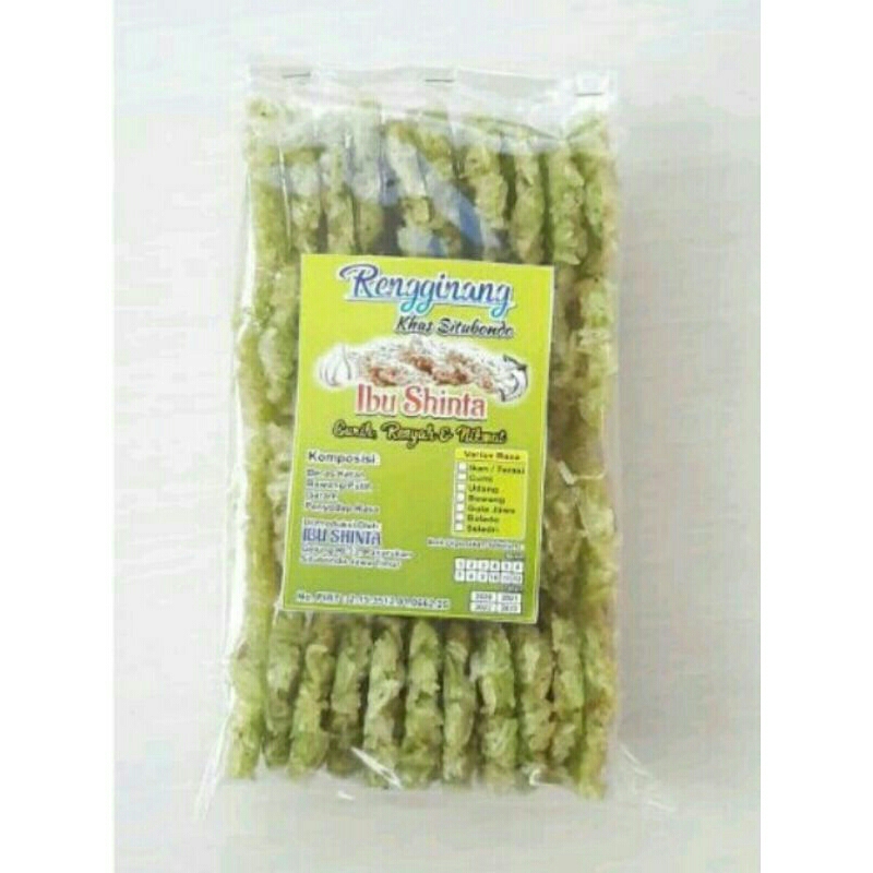 

RENGGINANG IBU SHINTA ( isi 100) KHAS SITUBONDO