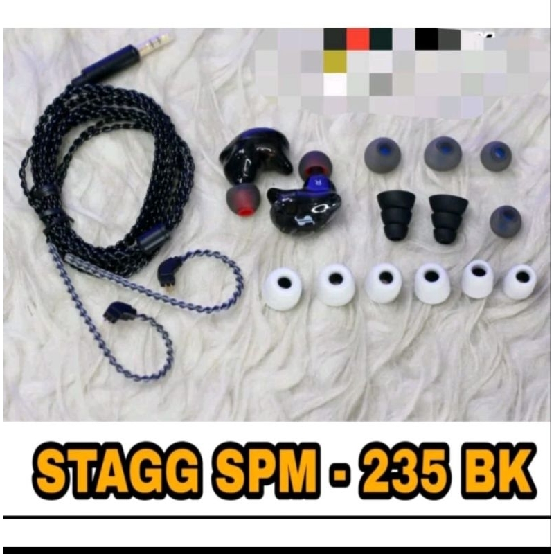 Stagg 2 Driver SPM 235 In Ear Monitor earphone headset panggung