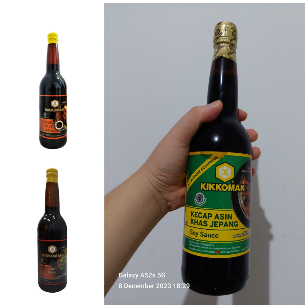 

Kikkoman Kecap Asin Jepang Soy Sauce Manis Jawa Bumbu Saos Tiram Saus Bumbu Masak Food Seasoning