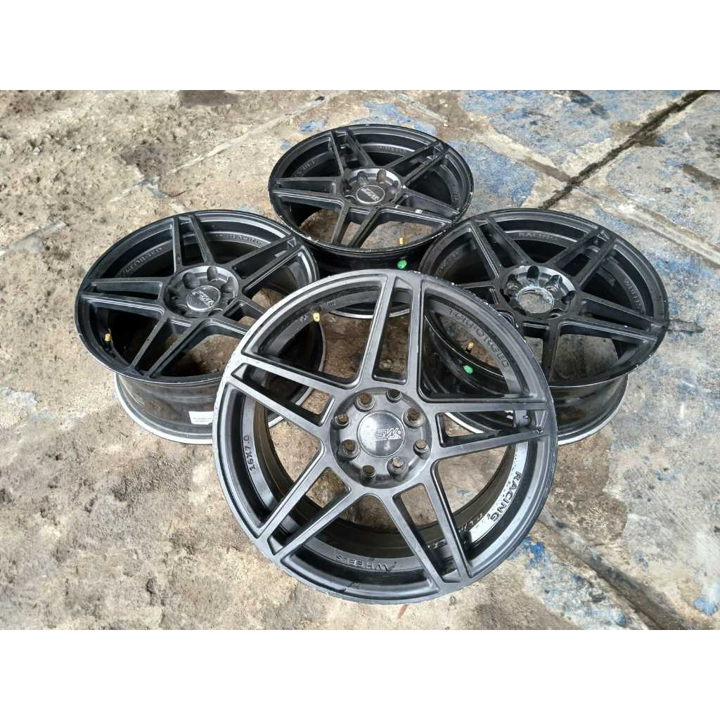 Velg mobil bekas racing ssw ring 16 pcd 4x100/114 brio sigra avanza xenia kijang