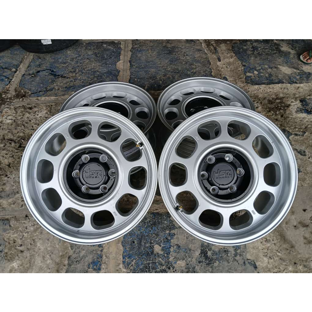 Velg racing bekas hsr klg ring 18 pcd 6x139 cocok fortuner pajero ranger hilux