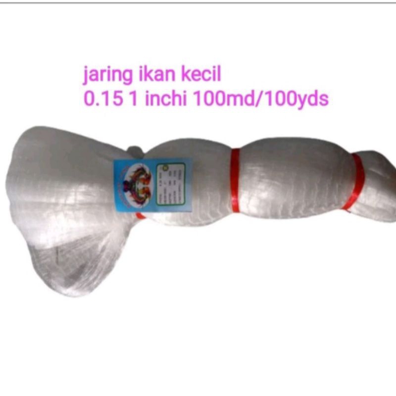 jaring ikan sepat senar 0.15 100md/100 yds jaring  ikan sepat ikan wader
