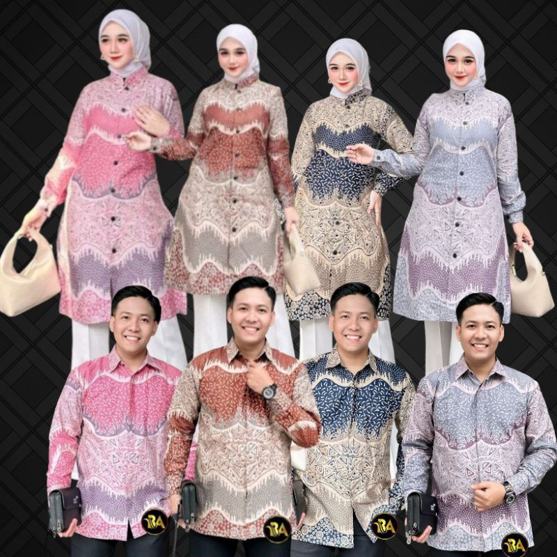 BATIK TUNIK PREMIUM PASANGAN BAJU COPEL SARIMBIT