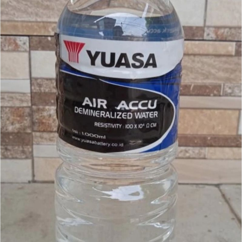 Air Accu Air Aki isi ulang yuasa 1 Liter