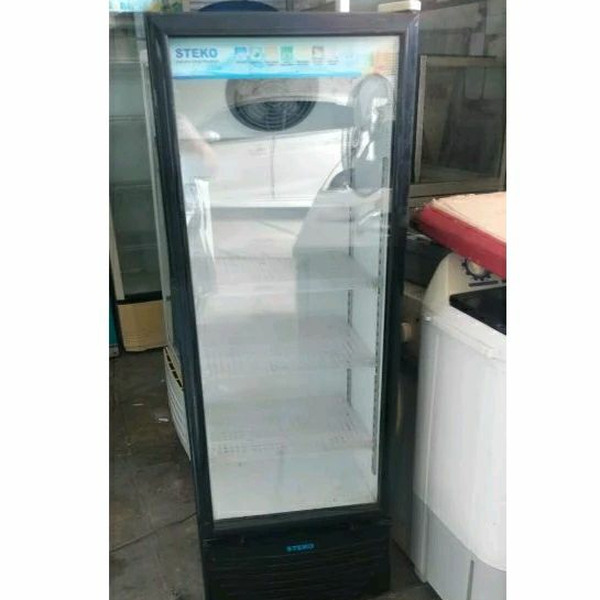 Showcase Chiller STEKO MG 200, Kapasitas 200 Liter, 168 Watt, SECOND SIAP PAKAI, Bandung