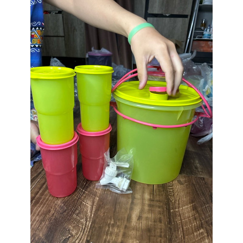 Tupperware outdoor set 5L | tupperware piknik set | dispenser tupperware
