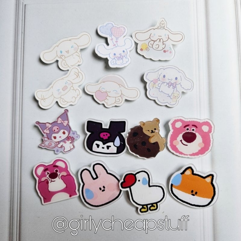 Bros Pin lucu Acrylic Karakter Lucu Lotso Sanrio Bear Akrilik