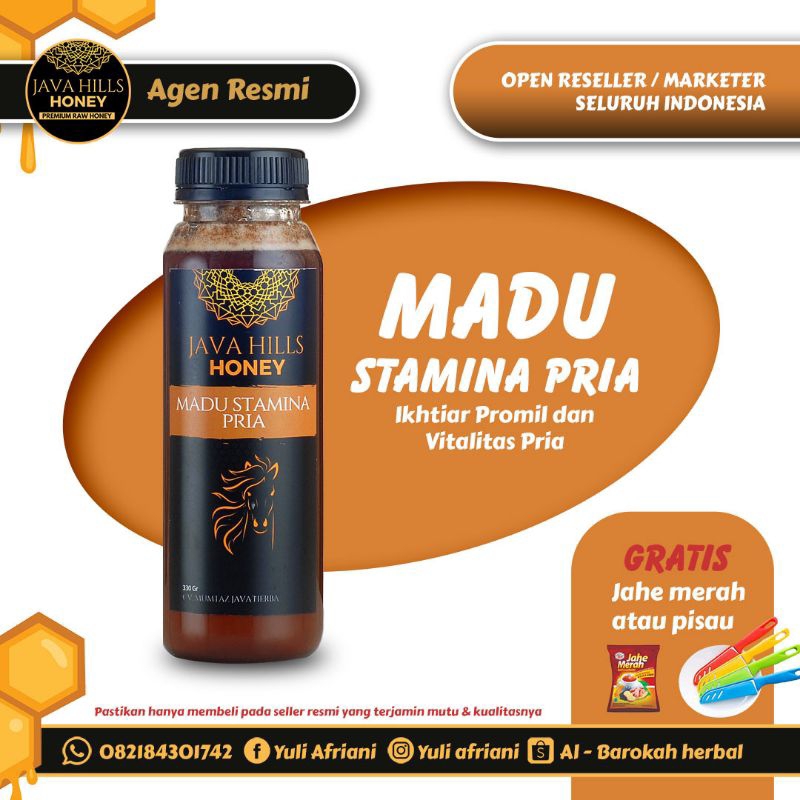 

Madu Stamina javahills 330gr