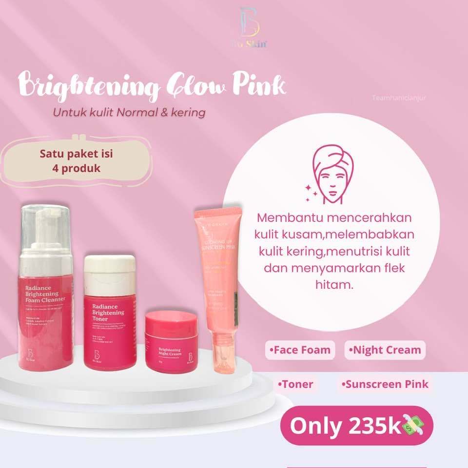 Paket Brightening Bg Skin/Paket Acne Bg skin/Eceran bg skin