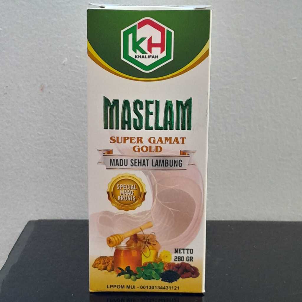 MASELAM SUPER GAMAT GOLD MADU SEHAT LAMBUNG 280GR