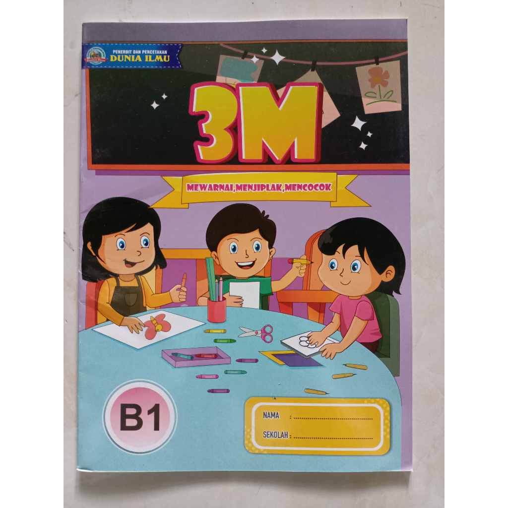 

Buku Pengembangan untuk TK B Semester 1: 3M (Mewarnai, Menjiplak, Mencocok)