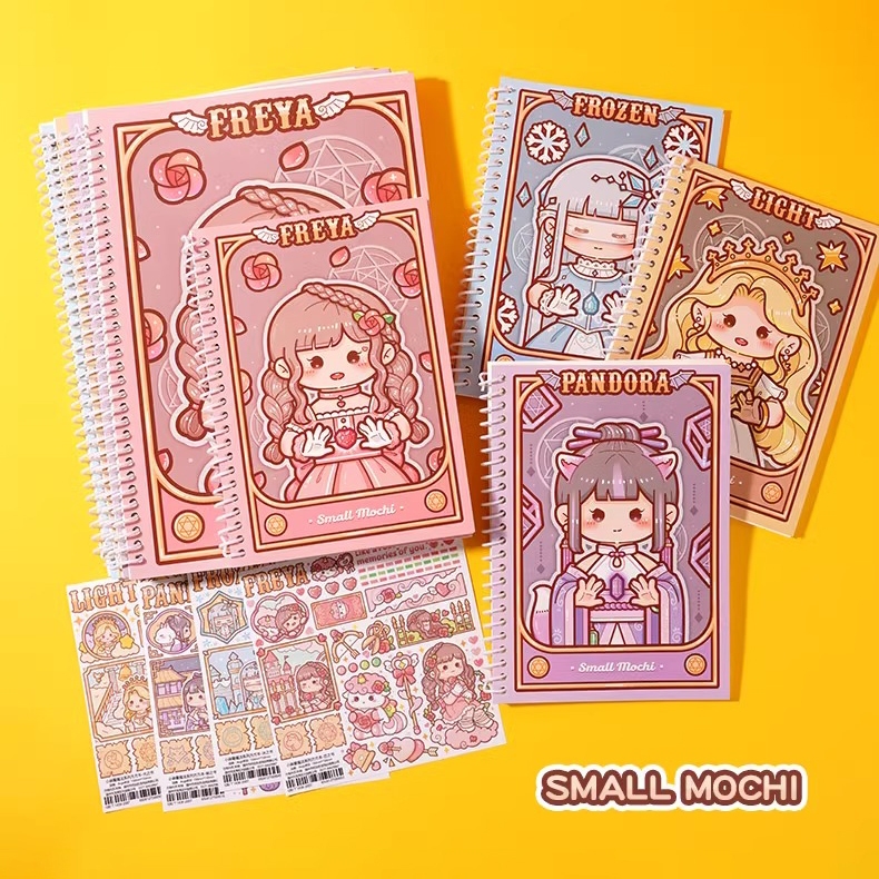 

RB Sticker Alumb Buku Release Paper Buku Sticker Reusable A5 Release Book Penyimpanan Sticker