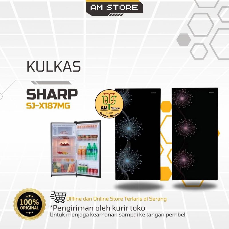 Kulkas Sharp SJ-X 187MG (1 Pintu)