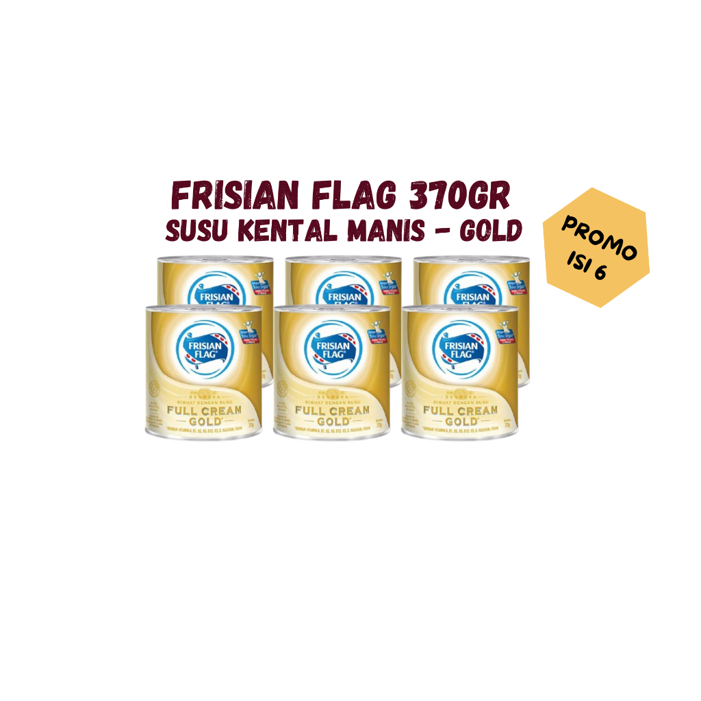 

PROMO isi 6 - Frisian Flag Susu Kental Manis 370gr