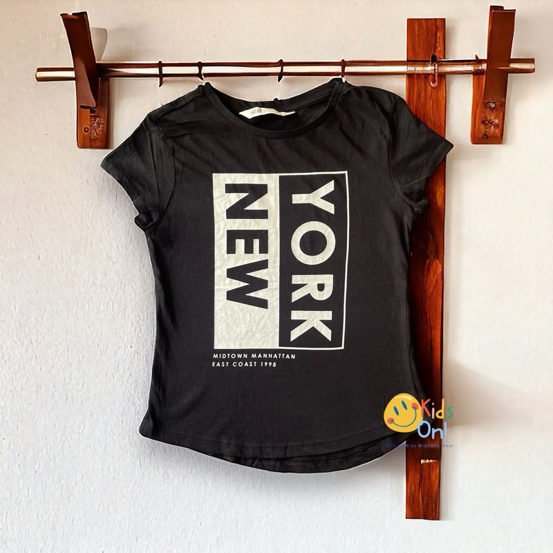 NEW YORK -  Kaos Anak Perempuan HM by Kids On