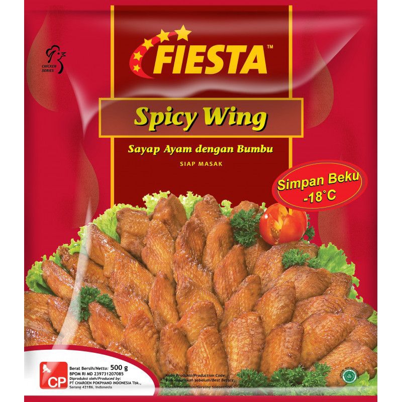 

fiesta spicy wing 500gr