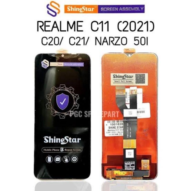 lcd touchscreen oppo  realme c11 2021/ c20/ c21 shinestar original100%